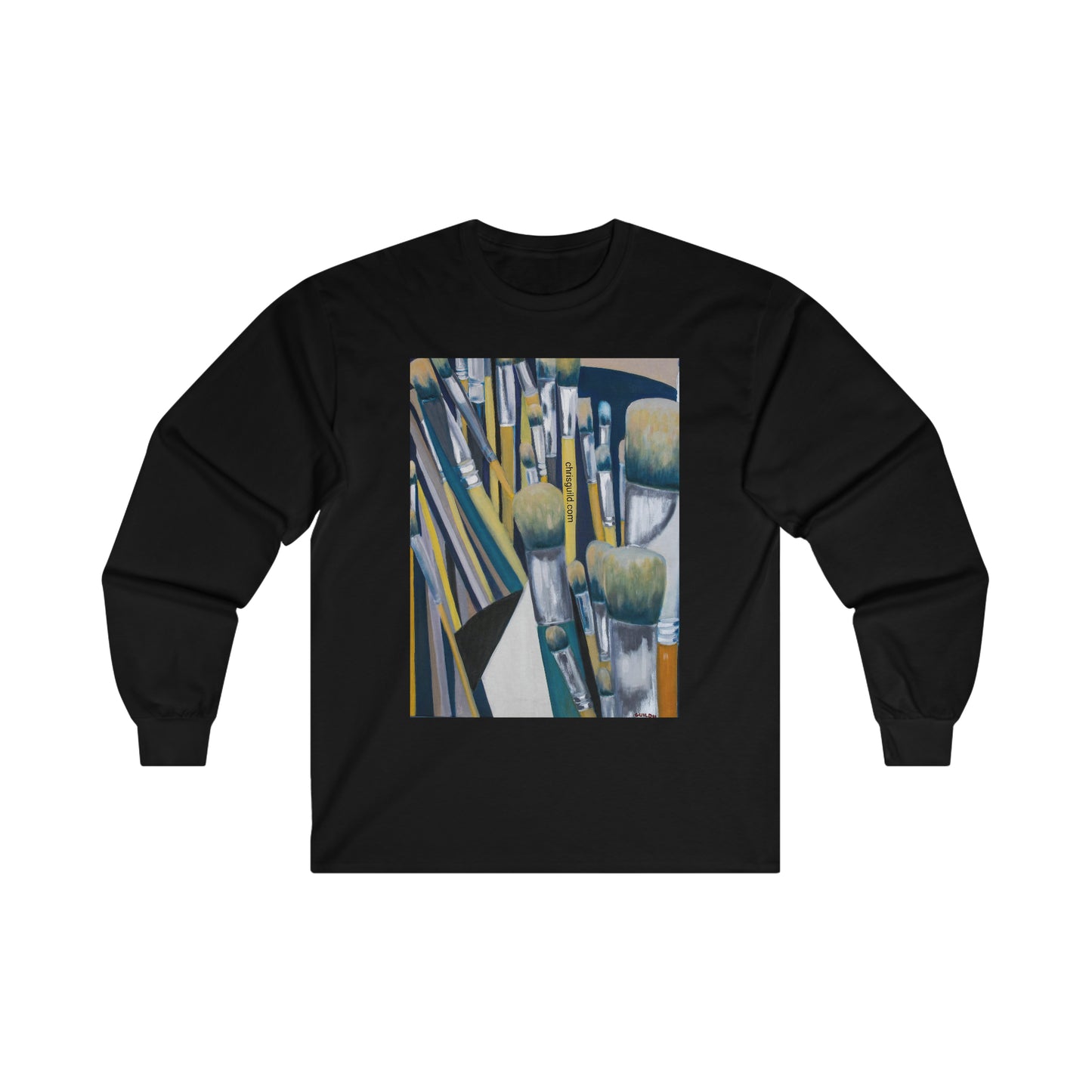 BRUSHES LS COTTON TEE