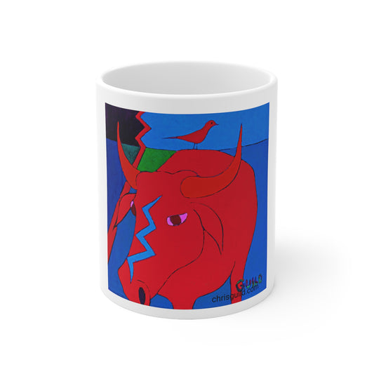 RED COW MUG