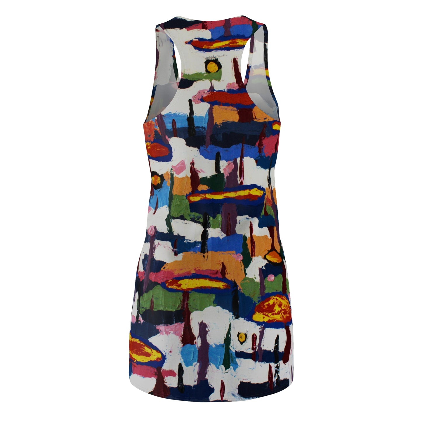 ABSTRACT TREES DRESS