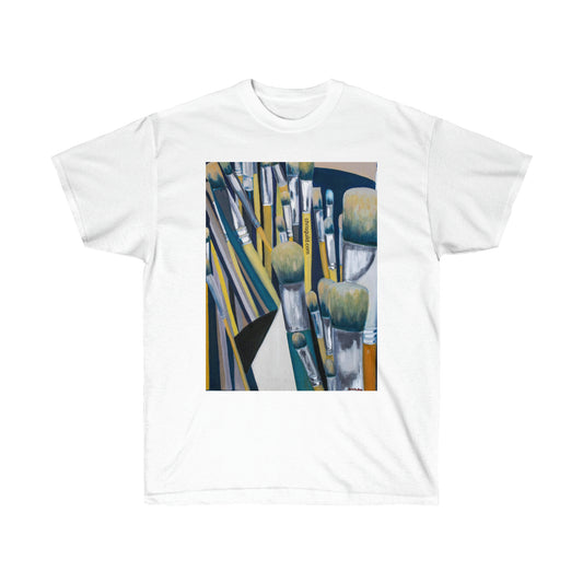 BRUSHES SS COTTON TEE