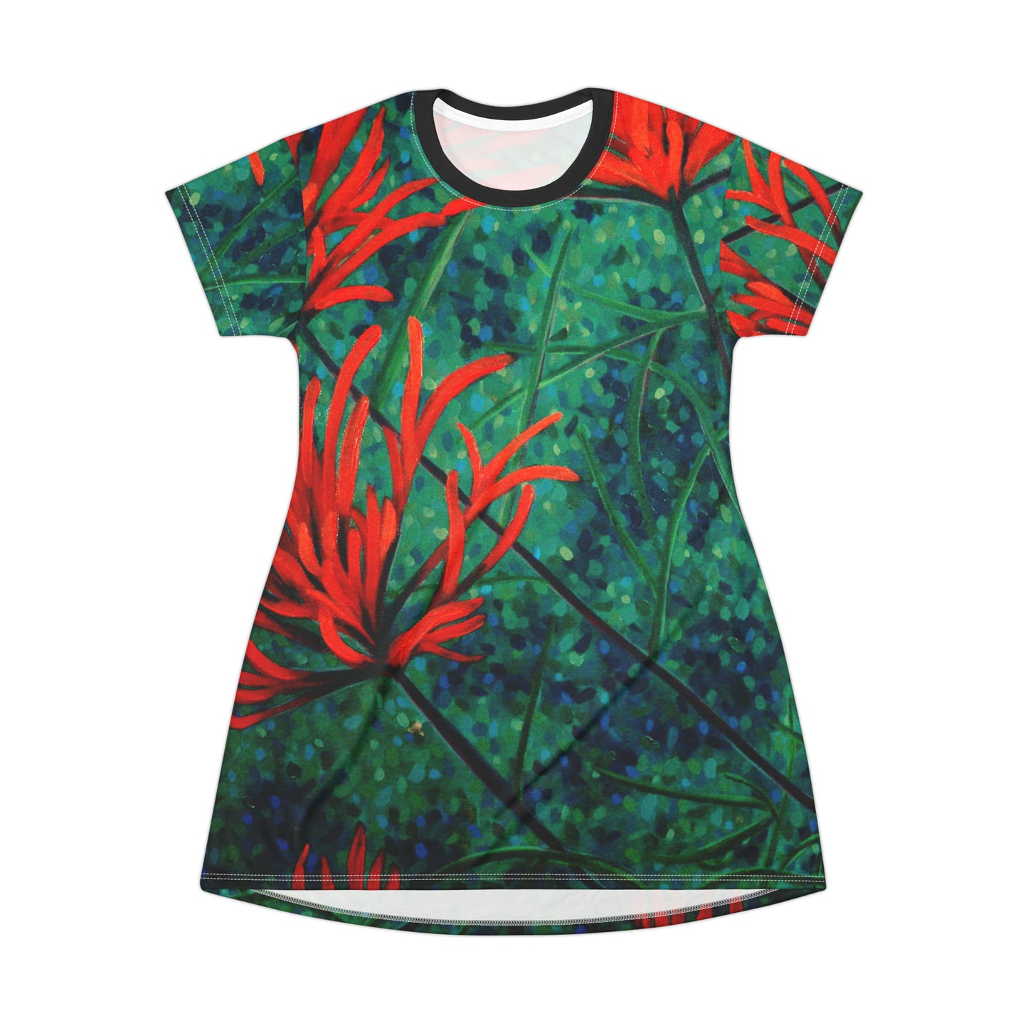 INDIAN PAINTBRUSH T-SHRT DRESS