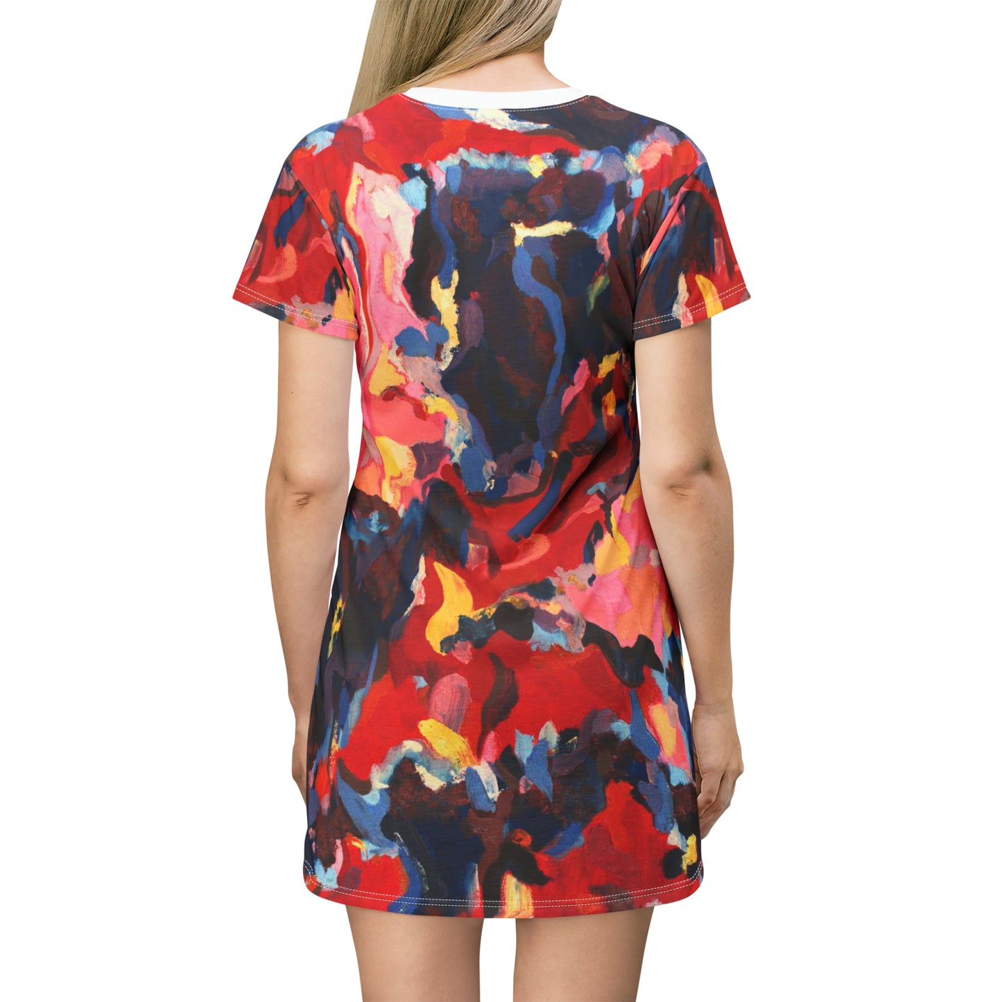 ABSTRACT T-SHIRT DRESS