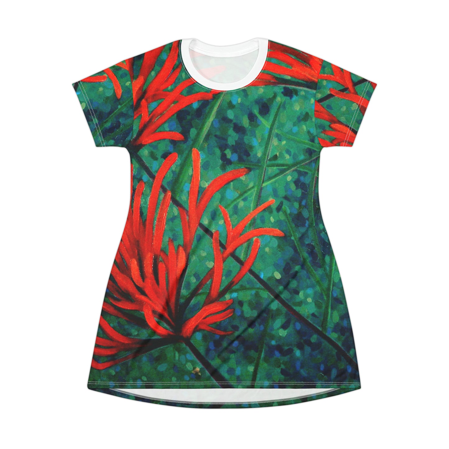 INDIAN PAINTBRUSH T-SHIRT DRESS