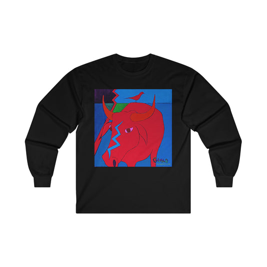 RED COW LS COTTON TEE