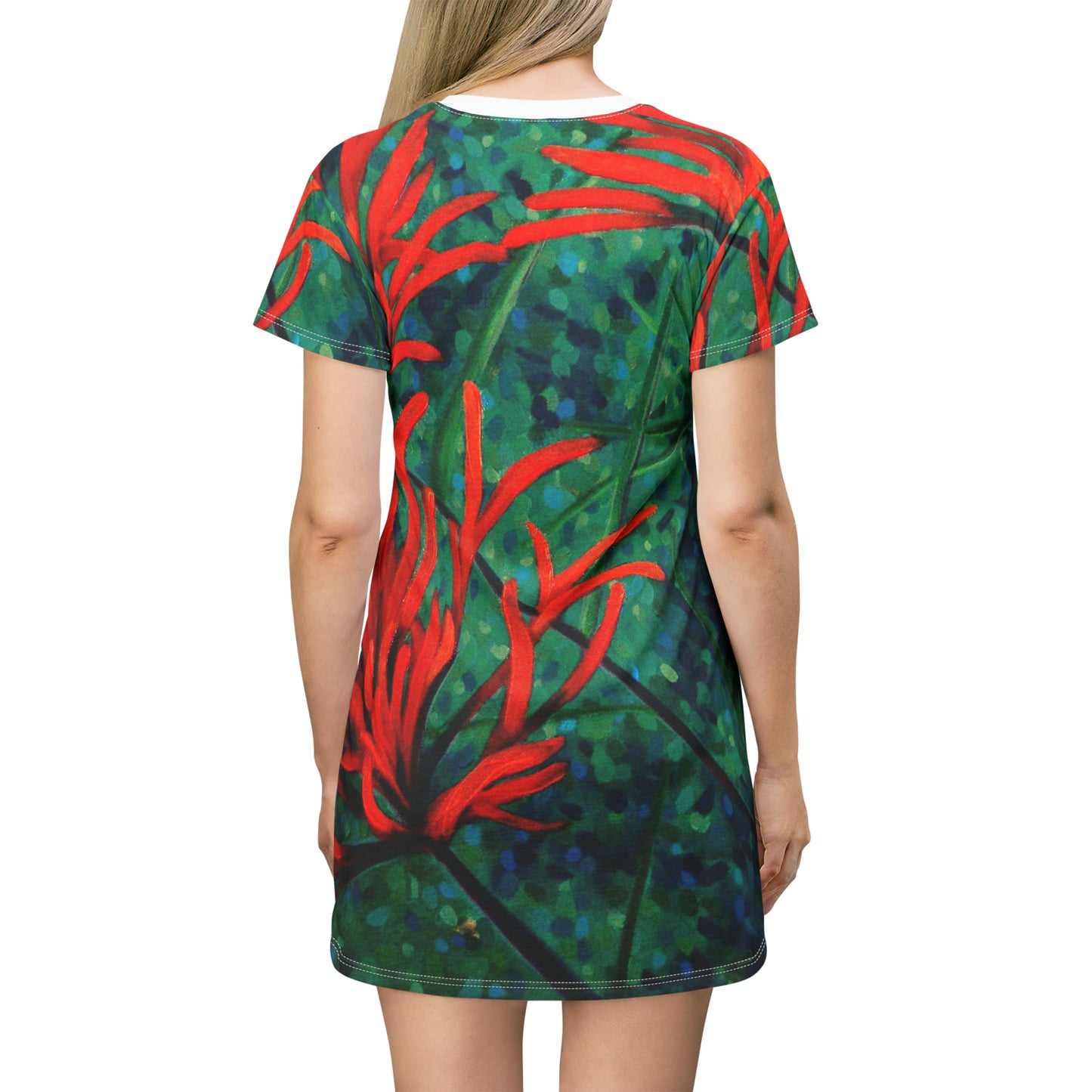 INDIAN PAINTBRUSH T-SHIRT DRESS