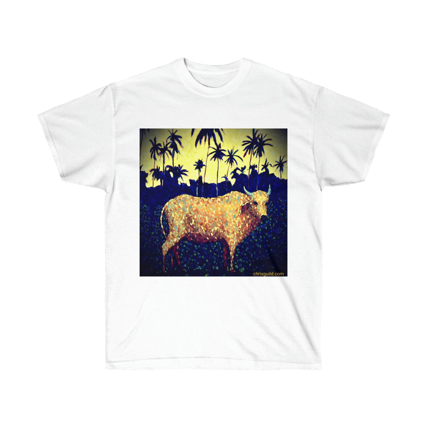 TROPICAL COW SS COTTON TEE