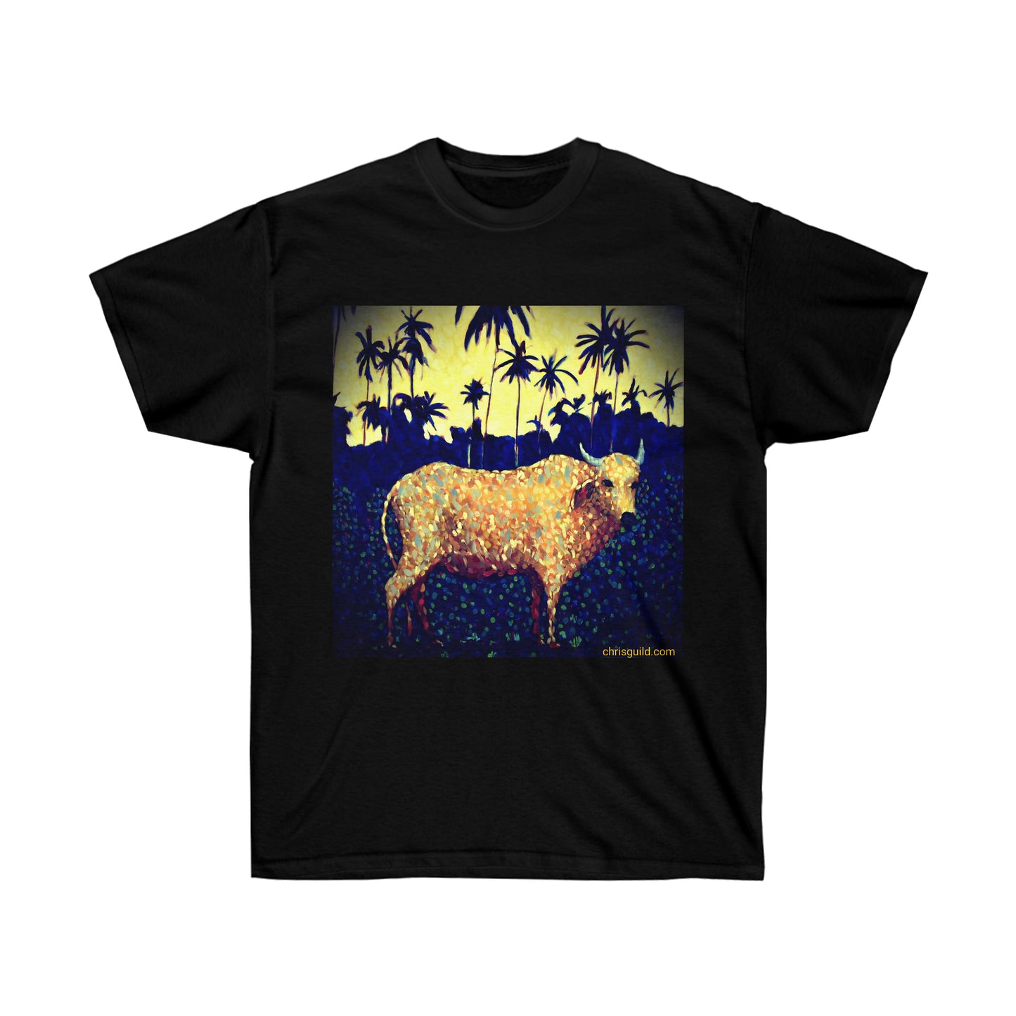 TROPICAL COW SS COTTON TEE