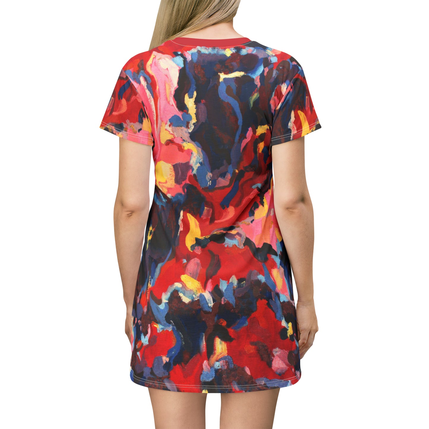 ABSTRACT T-SHIRT DRESS