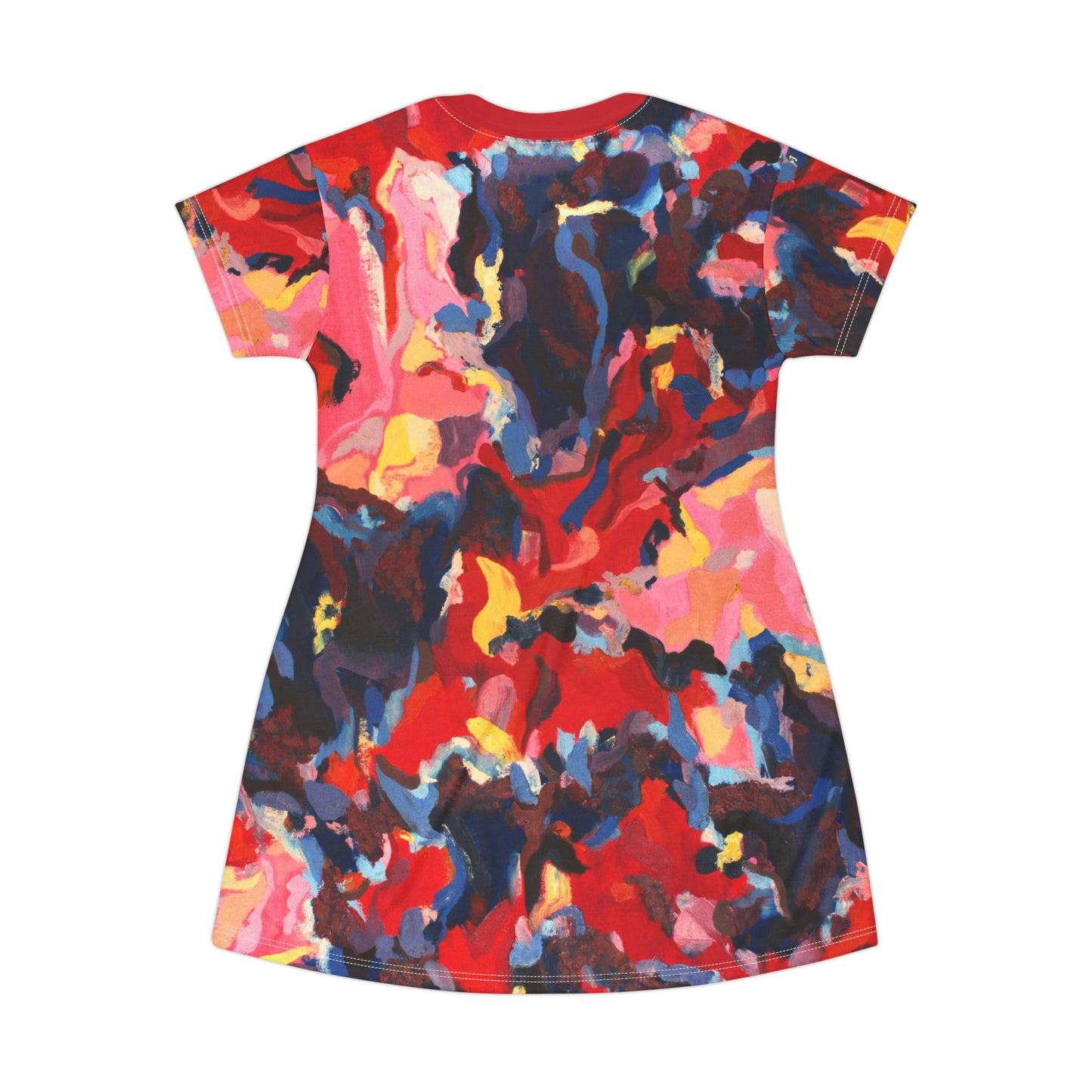 ABSTRACT T-SHIRT DRESS