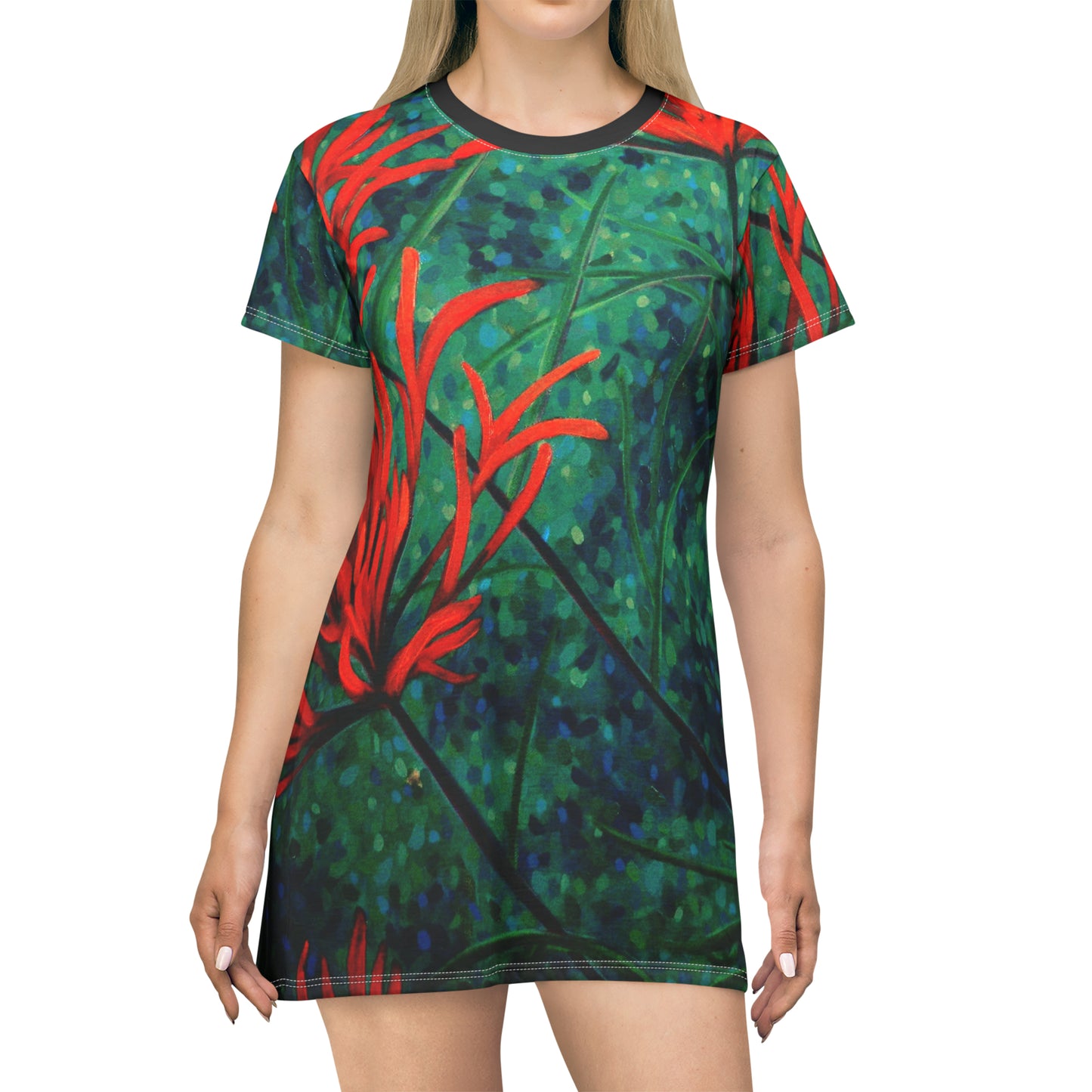 INDIAN PAINTBRUSH T-SHRT DRESS