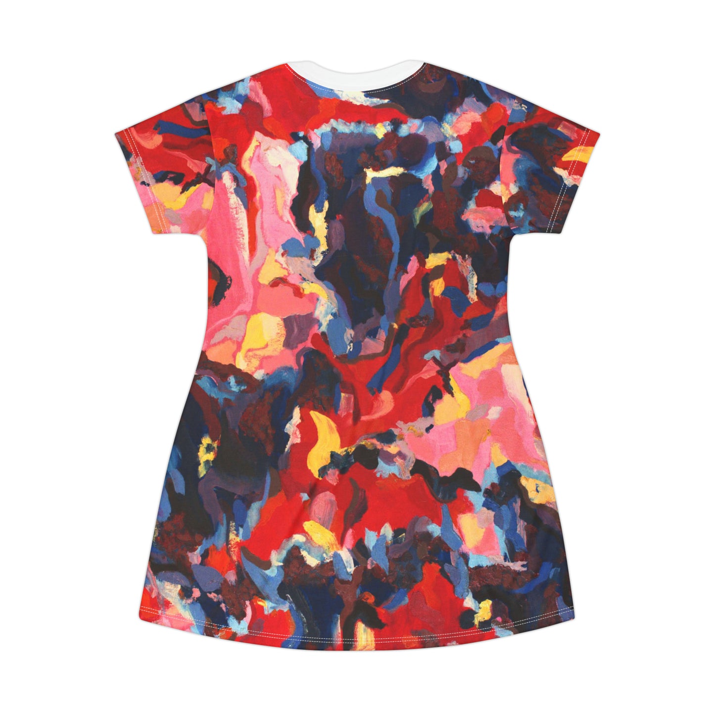 ABSTRACT T-SHIRT DRESS