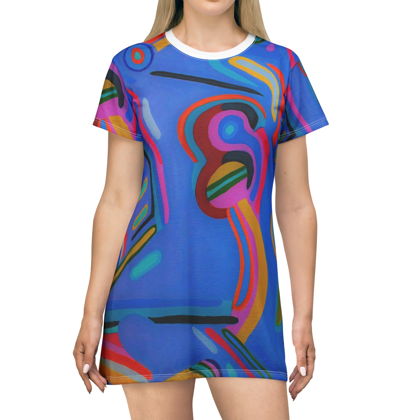 NEON T-SHIRT DRESS