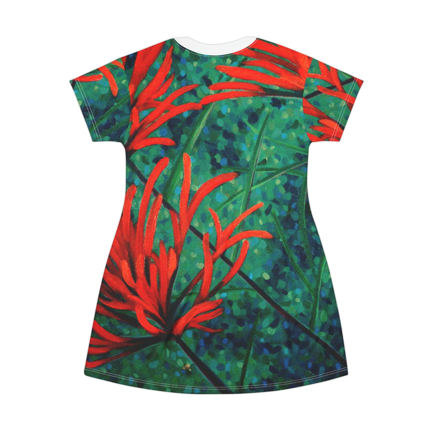 INDIAN PAINTBRUSH T-SHIRT DRESS