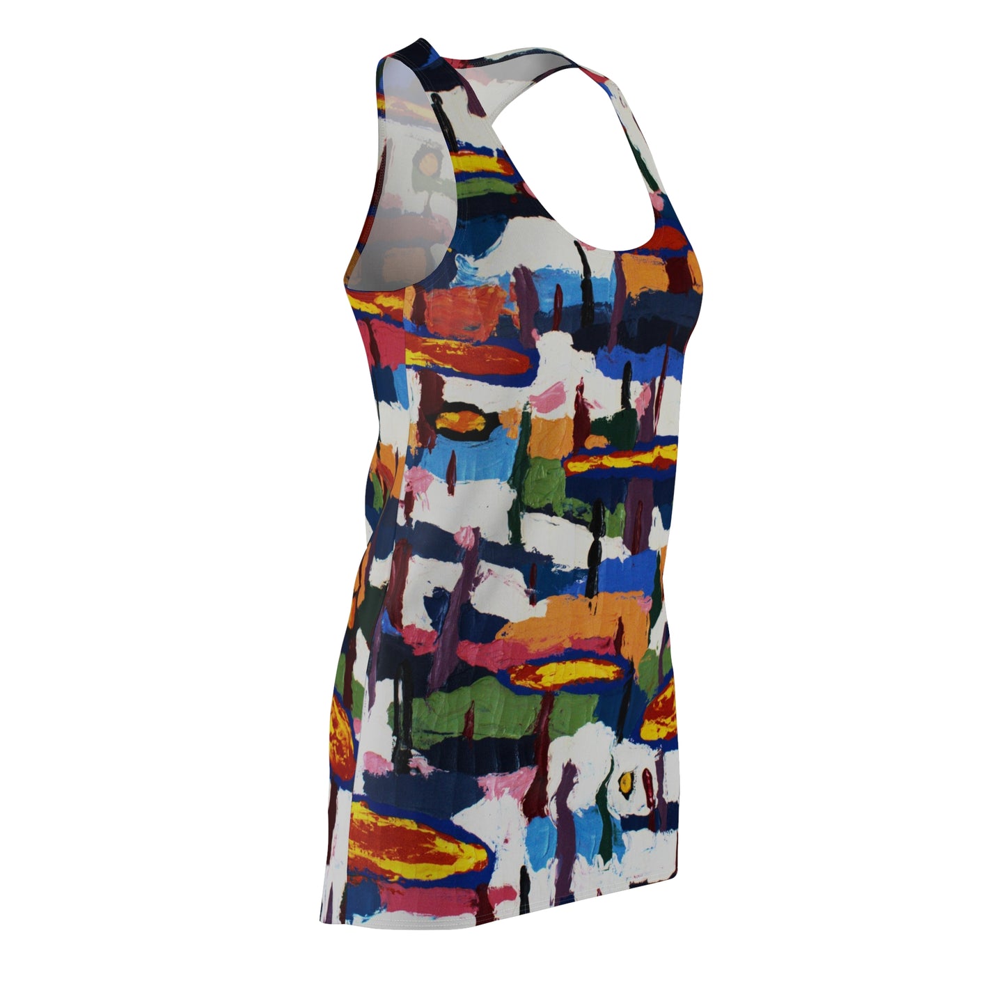 ABSTRACT TREES DRESS