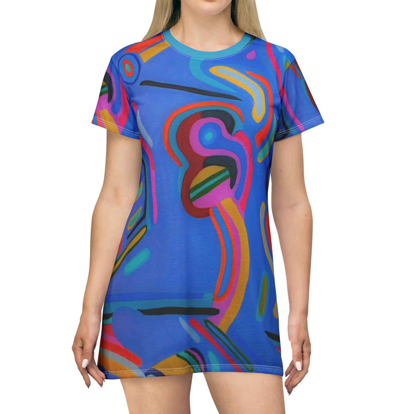 NEON T-SHIRT DRESS