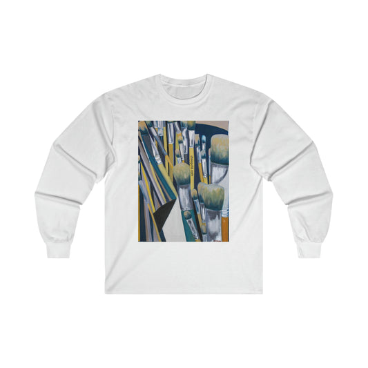 BRUSHES LS COTTON TEE