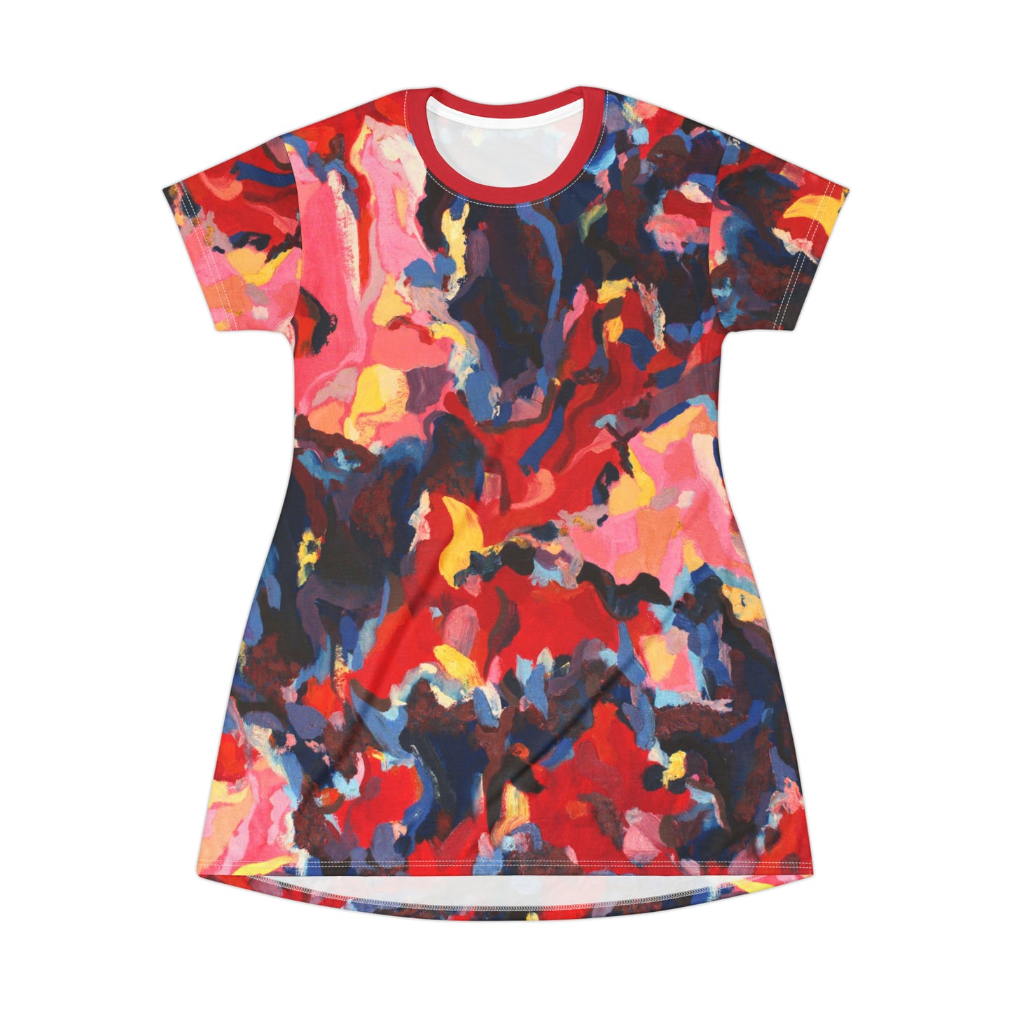 ABSTRACT T-SHIRT DRESS