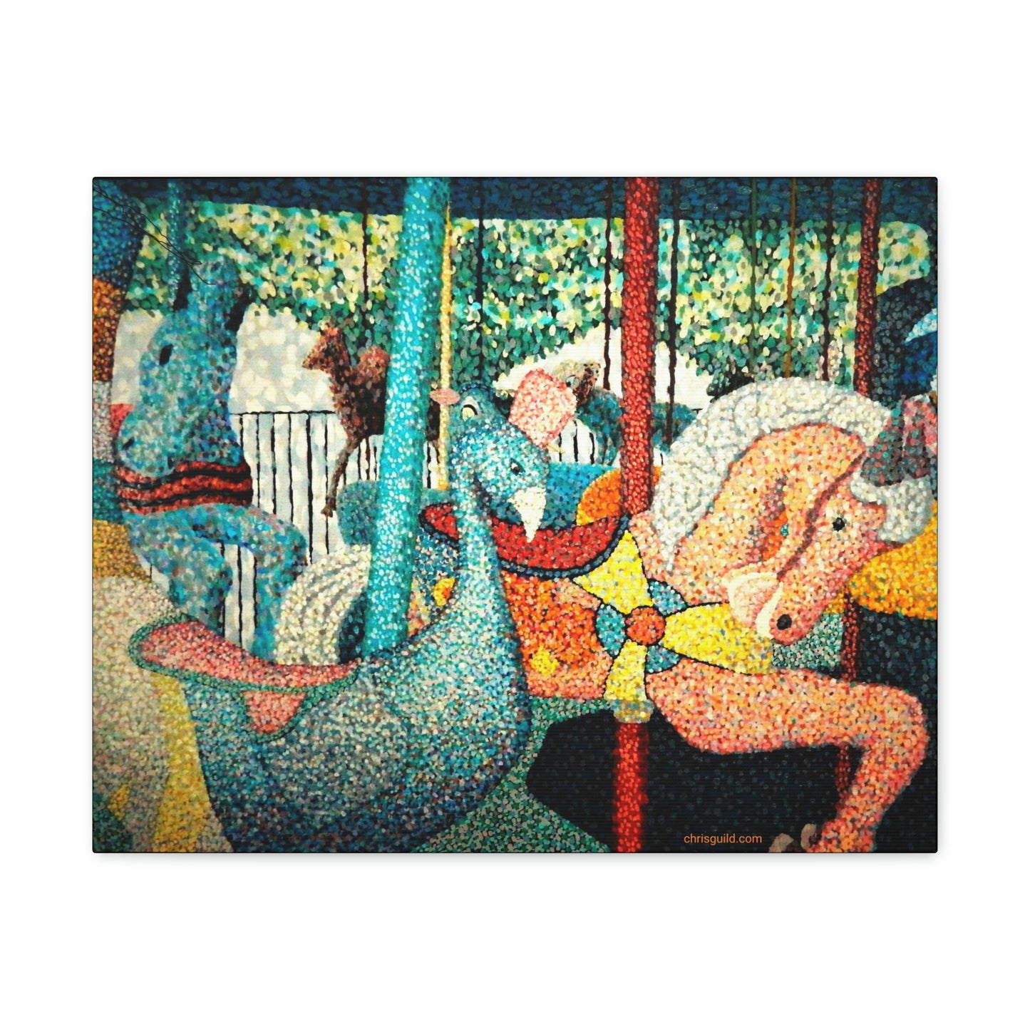 CAROUSEL CANVAS PRINT