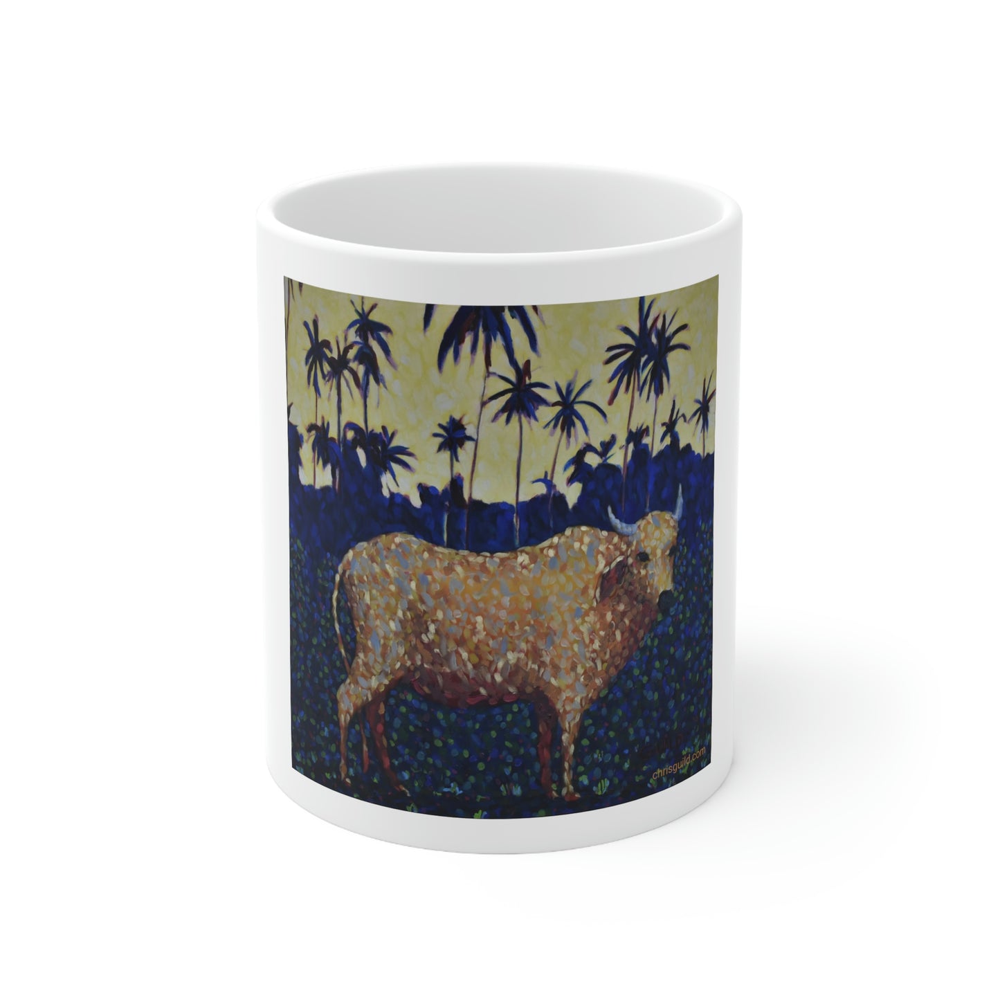 TROPICAL COW MUG 11oz