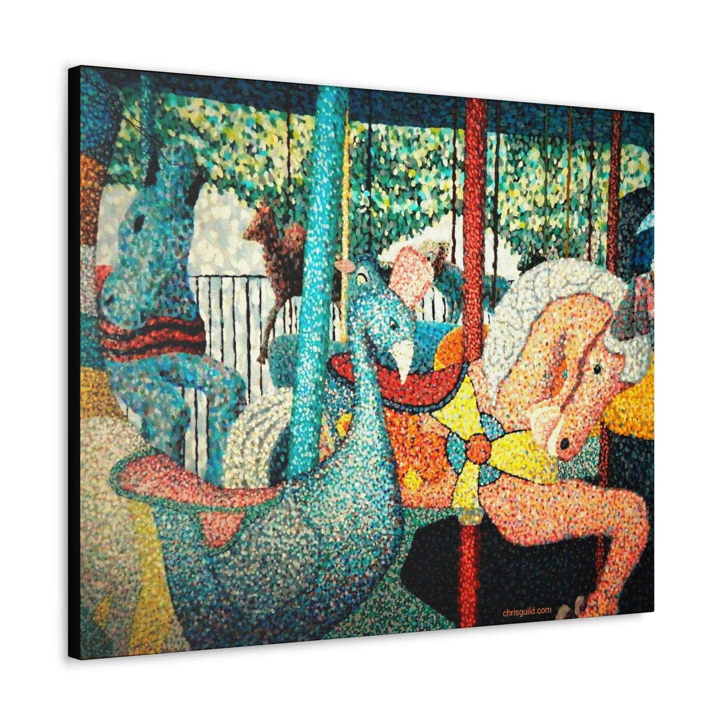 CAROUSEL CANVAS PRINT